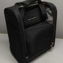 French Connection 16" Underseat Carry-On Luggage with USB/USB-C Ports, Black