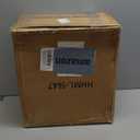 Household Essentials Wicker Stair Basket with Handles, Handwoven Seagrass, Sits on Two Stairs, Lightweight,