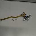 Kingston Brass KTBXS6 Buckingham Side Mount Toilet Tank Lever, Polished Nickel (9-3/8 inch flush arm length)