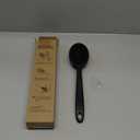 Silicone Back Scrubber for Shower, Soft Silicone Loofah with Handle, Gentle Exfoliating Back Scrubber, Back Brush Bath Brush with Dual-Side & Detachable Brush Head(Black)