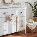 White Wallpaper Silk Embossed Floral Thicken Textured 393in 17.7in