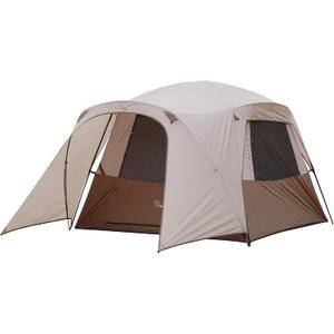 Vidalido 3-4 Person Tent with 1 Mesh Door and 2 Large Mesh Window, Double Layer Waterproof Portable Family Cabin Tent, 4 Person Tents for Outdoor Camping Hiking, 93.6 inches x 93.6 inches x 70.8"