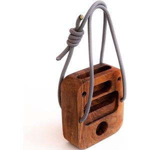 Portable Hangboard for Rock Climbing Holds,Fingerboard Trainer for Hand Grip Strengthener,Pinch Block Grip,Home Gym Fitness Workout Equipment -Hard Wood