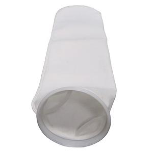 2 Pack #2 Size 5 Micron Liquid Filter Bags, Polyester Felt with Polypropylene Ring, 7-1/16" x 32", 4.4 Sq Ft Surface Area, Max 300°F for Liquid Filtration