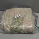 KOZYFLY Runners for Hallways 2x7 ft Washable Kitchen Runner Non Slip Rubber Backed Hall Runners Cotton Entryway Runner Rugs Floor Carpet for Indoor Backdoor Bedroom Kitchen, Ivory/Khaki