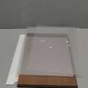 Football Helmet Display Case Full Size, Thickened UV Protection Clear Acrylic Lid Helmet Box, Football Helmet Showcase with Solid Wood Base for Sports Memorabilia