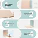 5 PCS Cement Boards Photo Backdrop for Flat Lay, Food Photography Background 16x16 Inch, Texture Backdrop Boards for Product Food Jewlery Makeup Shooting, BEIYANG