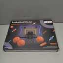 Indoor Basketball Hoop for Kids, Over The Door Mini Basketball Hoops, LED Light Mini Hoop with Scoreboard & 4 Balls, Kids Basketball Hoop Sport Toys Gifts for 5 6 7 8 9 10 11 12+Year Old Boys