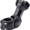 Bike Stem Adjustable 60 Degree 31.8mm (1-1/4") / 25.4mm (1") Handlebar Stem for MTB, Road Bike, Fits Standard 28.6mm (1-1/8") Steering Tube Size: 25.4mm Handlebar & 28.6mm Steering Tube