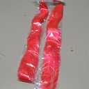 Colored Hair Extensions Hot Pink Ponytail Extension 2 Packs, 20 inch Crazy Hair Day Accessories for Women, DIY Festival Wacky Rave Braids,Tinsel Mixed
