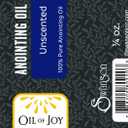 Anointing Oil Unscented for Prayers 1/4oz Pack of 6 by Oil of Joy Represents The Holy Spirit, Peace, Strength, Blessings, and Purification