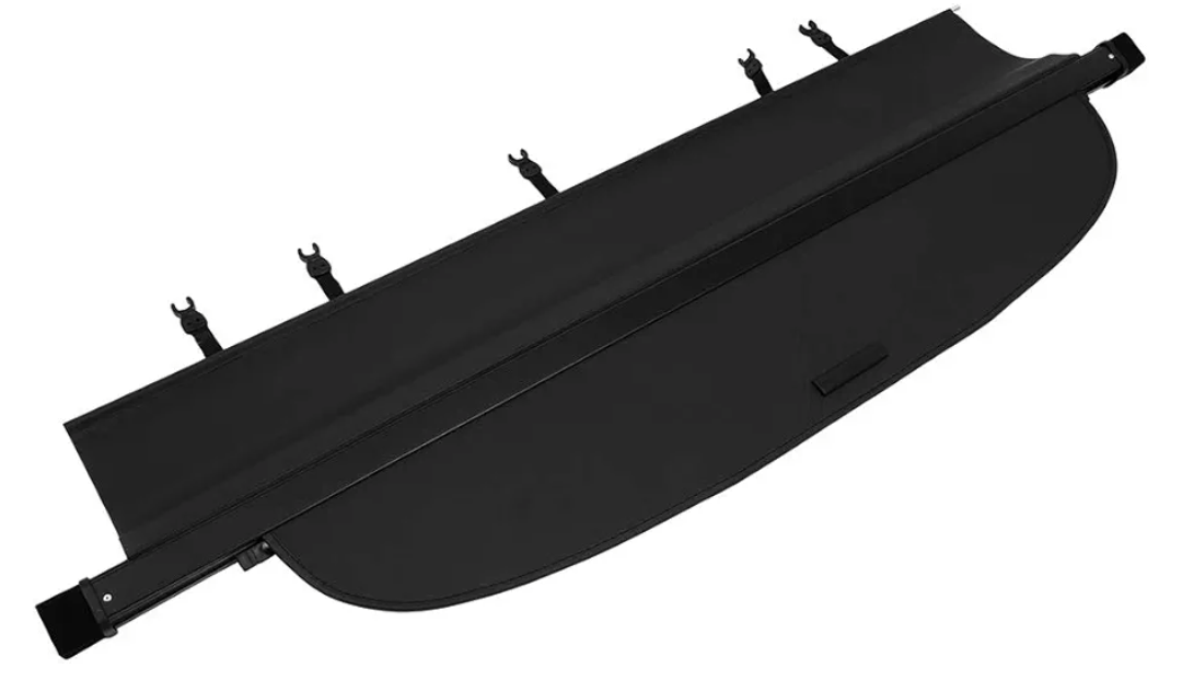 Car Rear Trunk Retractable Cargo Cover for Toyota Highlander 2015-2018, Luggage Parcel Shelf Shade Curtain Shelves Privacy Screen Security Accessories