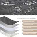Genina Waterproof Couch Cover, Washable Anti-Slip 67 inch Sofa Covers with 3 Cushions, Sectional Couch Covers for Pets Friendly, Sofa Slipcovers for Dogs Cats, (67inch/Dark Gray)
