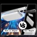 for MagSafe Sticker, 2 Pack Magnetic Ring, Universal Magnetic Wireless Charger Conversion Kit for iPhone 16/15/14/13/12/11 Pro Max Mini, Galaxy S24/S23and More,Mirror