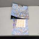 3 Inch 3 Ring Binder with 6 Tab Dividers, 3'' Round Ring Binders for Letter Size, Cute Folders Organizer Clipboard with Storage for School Office Supplies(Almond Tree)