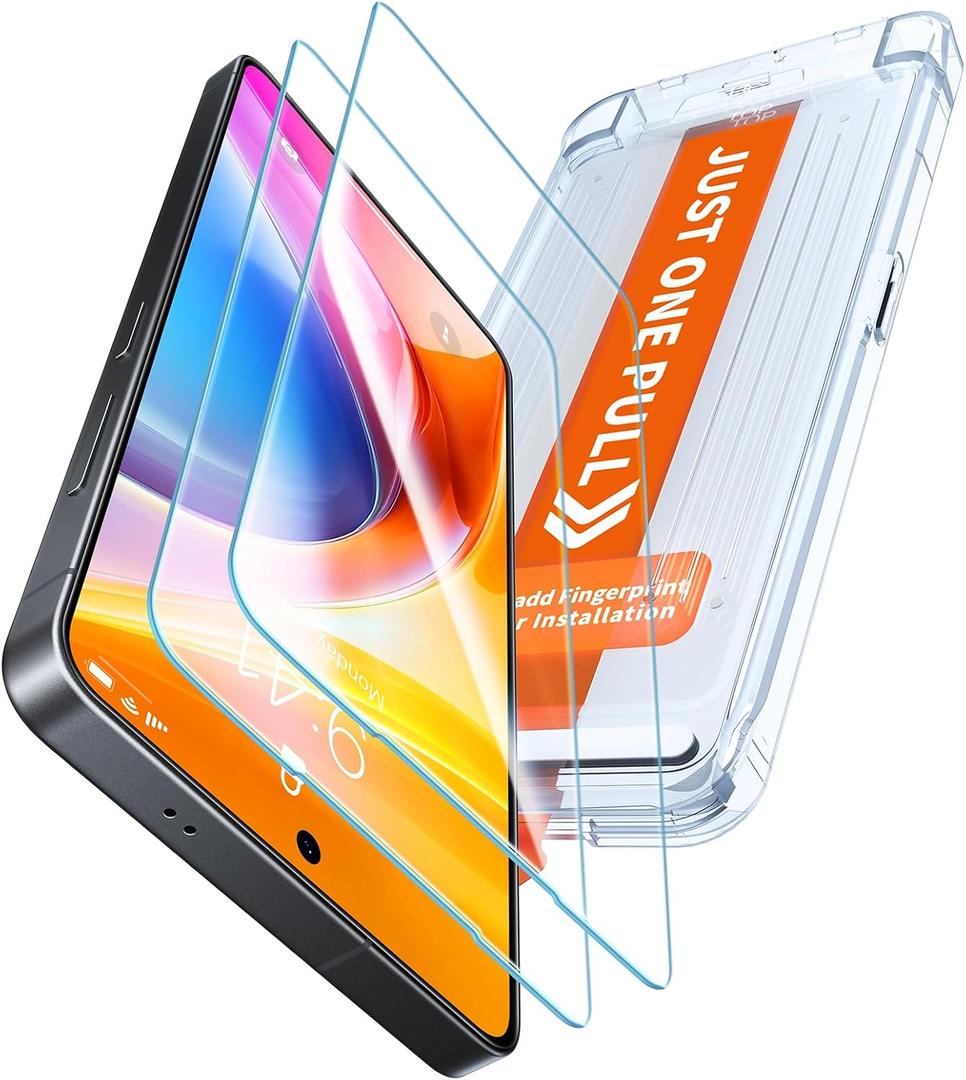 TORRAS Unbreakable for Samsung Galaxy S26+/ Plus Screen Protector [9H+ Military-Grade] [12 FT Shatterproof] Aerospace Tempered Glass 2 Pack - Touch Sensitivity, Full Coverage, Anti-Scratch, 6.7 inch
