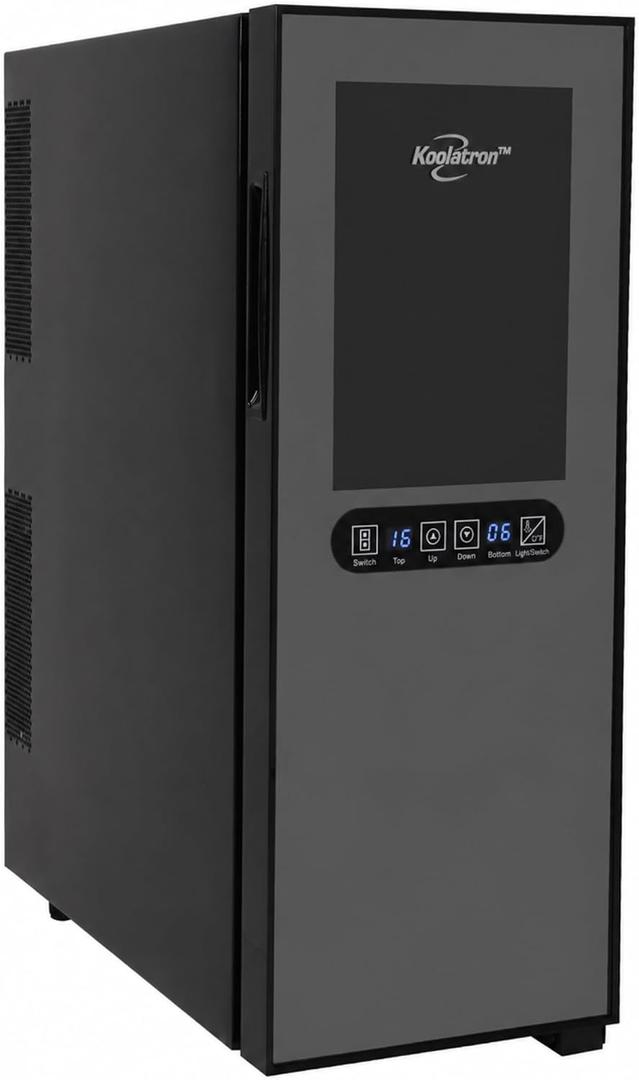 Koolatron 12 Bottle Dual Zone Thermoelectric Wine Cooler
