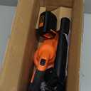 BLACK+DECKER Cordless Leaf Blower, 40V MAX , Leaf Blower Cordless with Battery and Charger, 125 MPH Air Speed, Lightweight Handheld Yard Sweeper (LSW40C)