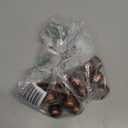 Otoolling 5 Pack Christmas Stocking Holders for Mantle Rubbed Bronze Jingle Bell Stocking Holder Rustic Xmas Fireplace Hanger Hooks No Drilling Required Garland Hanger for Christmas Party Decorations