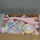 Baby Musical Crib Mobile with Timing Function Projector and Lights,Hanging Rotating Rattles and Remote Control Music Box with 150 Melodies,Toy for Newborn 0-24 Months