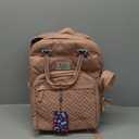 RUVALINO Diaper Bag Backpack, Multifunction Travel Pack Maternity Baby Changing Bags, Large Capacity, Waterproof, Pink