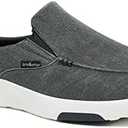 Men's Orthopedic Slip-On Loafers Walking Shoes with Arch Support: Comfortable Soft Loafers for Swollen Feet, Diabetic Driving Loafers for Plantar Fasciitis Relief Black Size 8