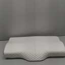 Derila Cervical Queen Size Pillow for Sleeping - Support Pillow for Side, Back, Stomach Sleepers - Contour Best Bed Pillows for Sleeping (1 Pillow | White)