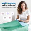 Noovirum Washable Underpads,34"x36" (Pack of 4) - Heavy Absorbency Incontinence Bed Pads for Adults, Kids & Pets - Waterproof Reusable Protective Pad for Bed, Sofa, Furniture & Floor