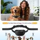 Dog Shock Collar with Remote Control Shock Collar for Dogs 10120 lbs, 2000FT Long Range IPX7 Waterproof Rechargeable Dog Training Collar with 4 Safe Modes Beep Vibration Shock & Flashlight Bk