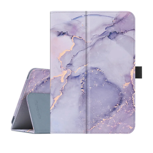 Famavala Folio Case for 7" Inch Tablet (12th Generation, 2022 Released), Slim Cover with Auto Wake/Sleep, not fit for 7" Alcatel A7s Android Tablet (Marble Purple)
