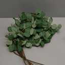 Beferr 6Pcs Artificial Eucalyptus Stems Greenery Stems 24" Tall Fake Plants Decor Faux Floral Stems for Vase Home Party Wedding Decorations