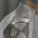 2.6Gallen Brushed Nickel Bathroom Trash Can with Lid, Stainless Steel Garbage Can with Flipping Lid,for Bathroom, Kitchen,Living Room,Bedroom,Hotel (Silver)