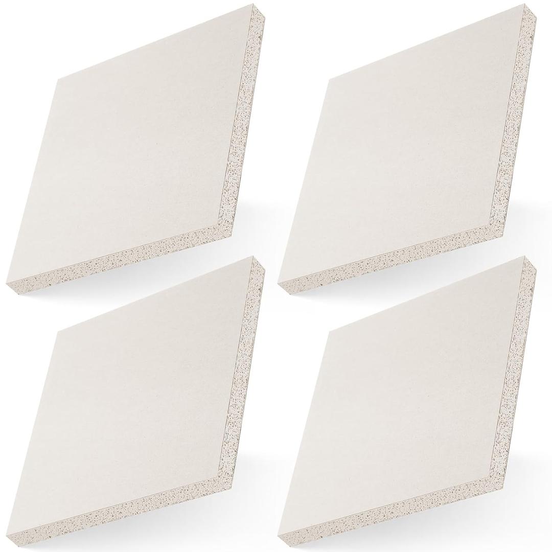 Amylove Drywall Repair Panel Drywall Patch Panel for Wall Repair(4 Pieces,12" x 12" x 1/2")