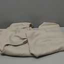 Faux Linen Curtains 72 Inch Length 2 Panels Set, Semi Light Filtering Soft Fabric Burlap Slub Textured Curtains for Living Room Bedroom Dining Room, Dual Rod Pocket, Khaki, 2x40Wx72L Inches