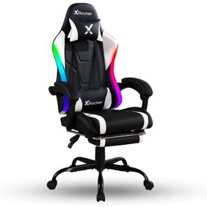 X Rocker PC Computer Video Gaming Office Chair, Built in Audio Speakers and Ergonomic Design for Men, Boys, Girls, Teens