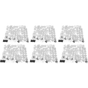 Shiny Glitter Sequin Wall Backdrop Panels for Engagement Birthday Party Photography Props, PVC Material, Easy Installation, 6pcs for Wedding Anniversary Decor (Silver)