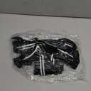 Christmas Gothic Tree Topper 28 x 14 Inches Velvet Black and White Christmas Tree Decorations Bow Halloween Bows for Wreaths Fall Home Front Door Decor