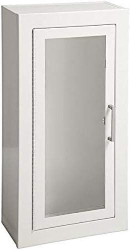 1013F10 | Surface-Mount Fire Extinguisher Cabinet | Made in USA | Holds 2.510 lb Extinguishers | Steel | Full Glass Door