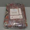 nunubaby Washable Pee Pads for Dogs, Stylish, Non-Slip and Leak-Proof Pee Pads. Reusable Potty Pads for Dogs for Crates and Floors.(Red/Rect, 36" x36" ) (36x36 Inch (Pack of 2))