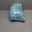 NEWCOSPLAY Super Soft Twin Blanket Turquoise Premium Silky Flannel Fleece Leaves Pattern Lightweight Bed Blanket All Season Use (Turquoise, Twin(60"x80"))