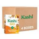 Kashi GO Breakfast Cereal, Family Breakfast, Fiber Cereal, Honey Almond Flax Crunch (4 Boxes), Size: 14 Ounce (Pack of 4), BBD 0ctober 29, 2025
