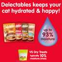 Hartz Delectables Bisque Lickable Wet Cat Treats for Senior Cats, Senior Variety 12 Countt (EXP 07/26/26)