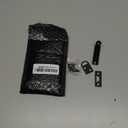 6PCS 2 inch Hinges, Butt Door Hinges Cabinet Hinges 1.2mm (0.047") Thick Stainless Steel Black Coated Finish, Small Hinges with 24 Screws for Wood/Jewelry Boxes Indoor/Outdoor