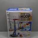Toddler Basketball Hoop Adjustable for Kids  Indoor & Outdoor Basketball Hoop for Toddlers 1-3 with 4 Mini Basketballs, Pump, Wristband, Patches & Stable Base, Height Adjustable 2.55.5 Ft