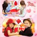 Colarr 24 Set Valentine's Day Christian Prayer Box Craft Kit Inspirational Religious Crafts Sunday School Christian Valentine DIY Handmade Box for Kids Class Activities