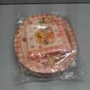 100 Pcs ThanksGiving Oval Paper Plates and Napkins Set, 10" x 12" Large Disposable Pumpkin Plates for ThanksGiving Party Supplies