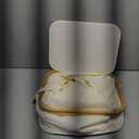 LONBET Laundry Basket with Lid, Made from Breathable Fabric | Aesthetic Clothes Hampers for Laundry with Side Handles & Sturdy Bamboo Frame (40 Gallons - Double, Beige)