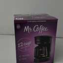 Mr. Coffee 12-Cup Switch Coffee Maker Black: Electric Drip Coffee Machine, 60 oz Capacity, Dishwasher-Safe Parts