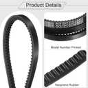 uxcell 2Pcs AX52 EPDM V-Belt, Raw Edge Cogged Industrial Rubber V Belt 1/2" Width x 54" Outer Circumference