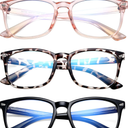 Hycredi Kids Blue Light Blocking Glasses，Anti Eyestrain & UV Protection, Computer Gaming TV Phone Glasses for Boys Girls